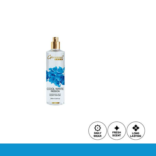 Glamorous Face Fragrance Body Mist Cool White Passion 250ml