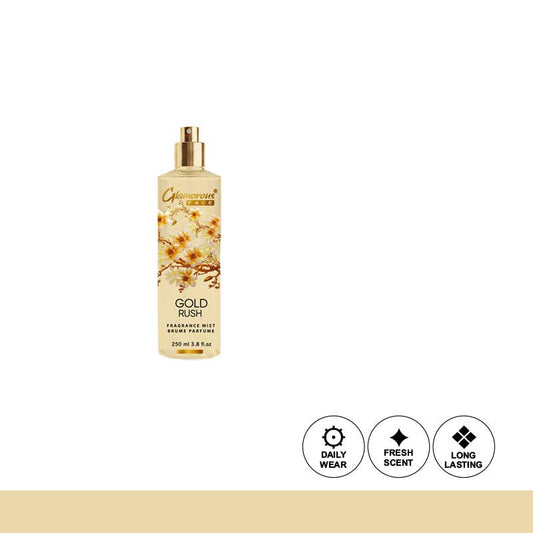 Glamorous Face Fragrance Body Mist Gold Rush 250ml